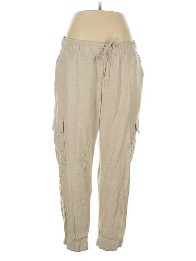 Pre-owned Gap Linen Pants In Brown