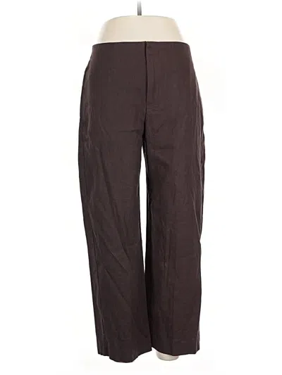 Pre-owned Gap Linen Pants In Brown