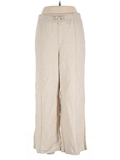 Pre-owned Gap Linen Pants In Brown