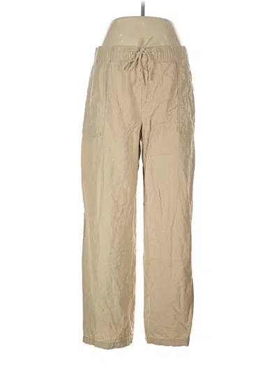 Pre-owned Gap Linen Pants In Brown