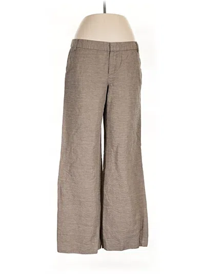 Pre-owned Gap Linen Pants In Brown
