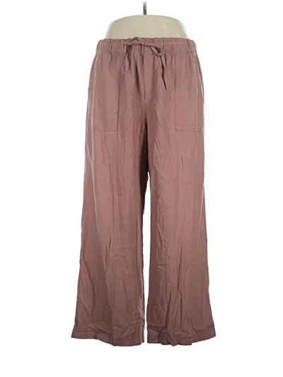 Pre-owned Gap Linen Pants In Brown