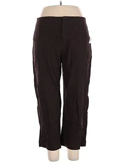 Gap Linen Pants In Brown