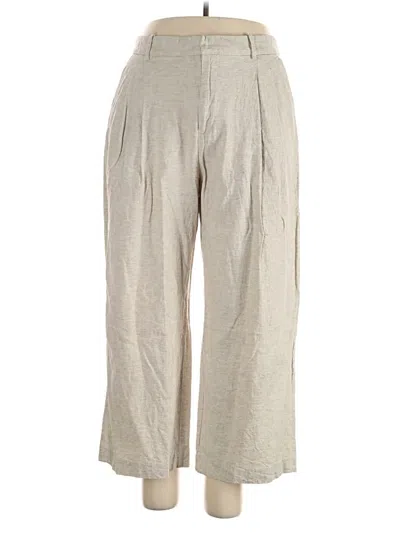 Pre-owned Gap Linen Pants In Gray