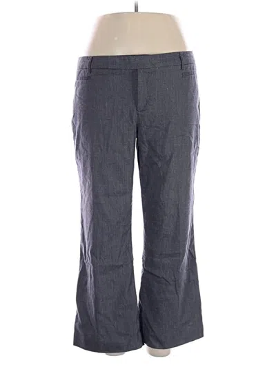 Pre-owned Gap Linen Pants In Gray