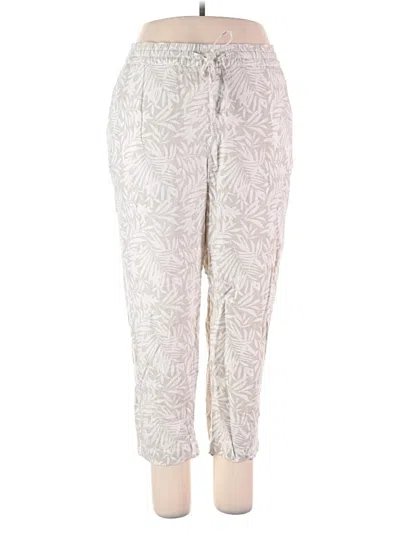 Pre-owned Gap Linen Pants In Ivory