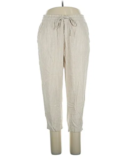 Pre-owned Gap Linen Pants In Ivory