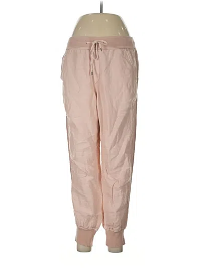 Pre-owned Gap Linen Pants In Pink
