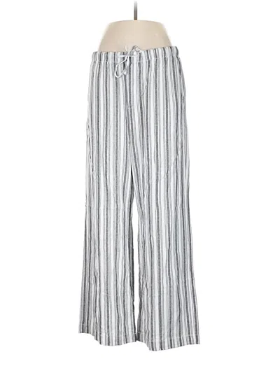 Pre-owned Gap Linen Pants In Silver