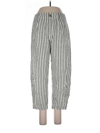 Pre-owned Gap Linen Pants In Silver