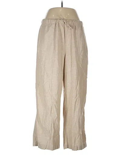 Pre-owned Gap Linen Pants In Tan