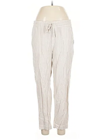 Pre-owned Gap Linen Pants In White