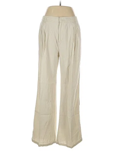 Pre-owned Gap Linen Pants In White