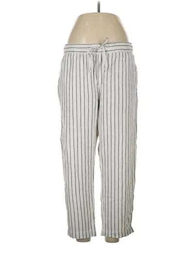 Pre-owned Gap Linen Pants In White