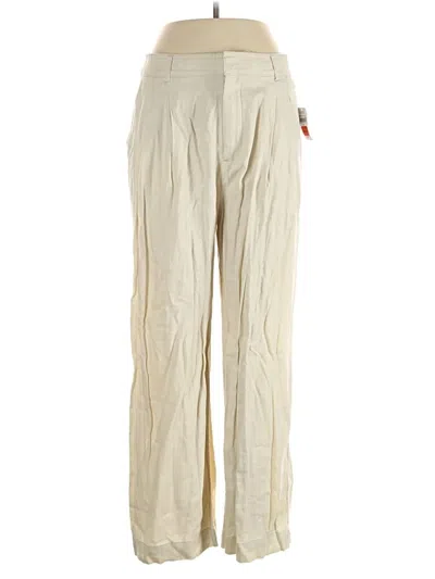Pre-owned Gap Linen Pants In White