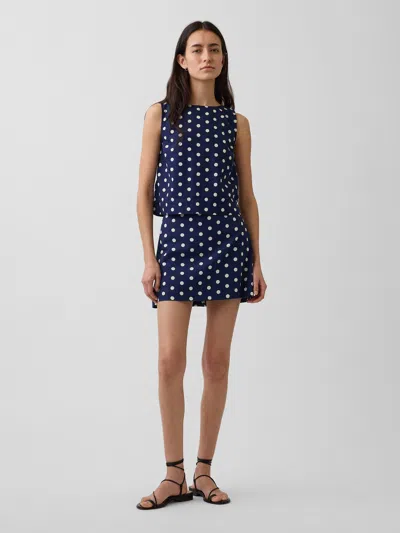 Gap Linen-blend Mini Skort