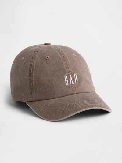Gap Logo Baseball Hat In Brown