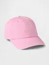 Gap Logo Baseball Hat In Parisian Pink