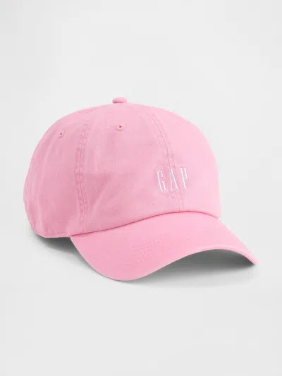Gap Logo Baseball Hat In Pink