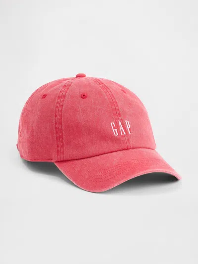 Gap Logo Baseball Hat In Pink