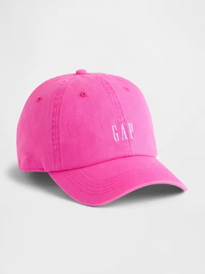 Gap Logo Baseball Hat In Pink