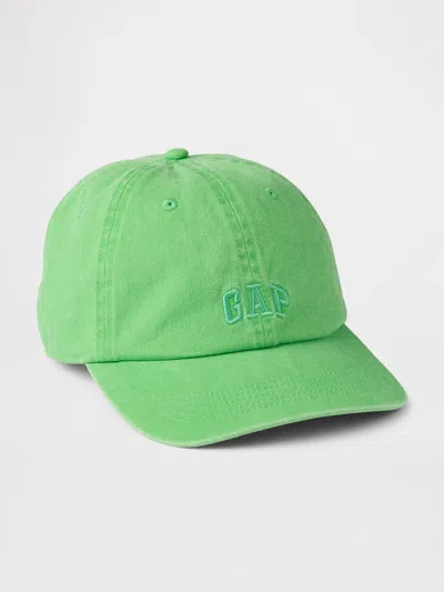 Gap Logo Baseball Hat In Poison Green