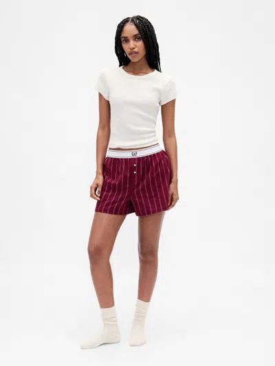 Gap Logo Flannel Boxer Shorts