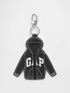 Gap Logo Hoodie Keychain Charm In Black