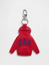 Gap Logo Hoodie Keychain Charm In Red