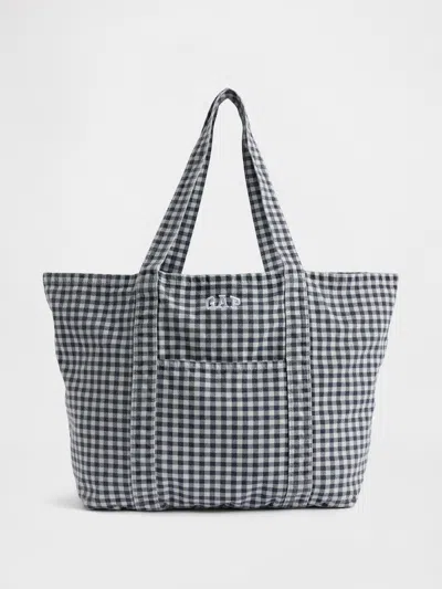 Gap Logo Tote Bag In Black
