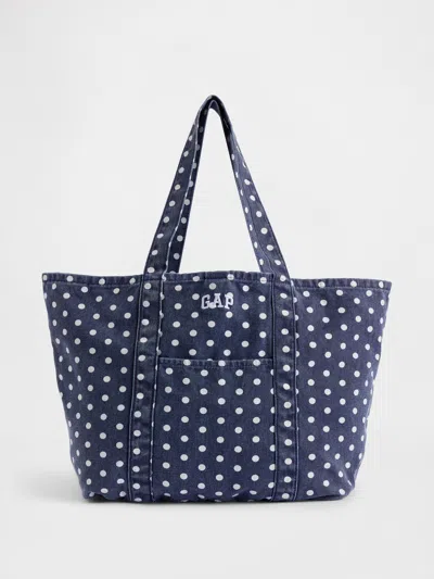Gap Logo Tote Bag In Blue