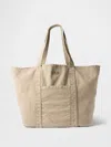 Gap Logo Tote Bag In Khaki Tan