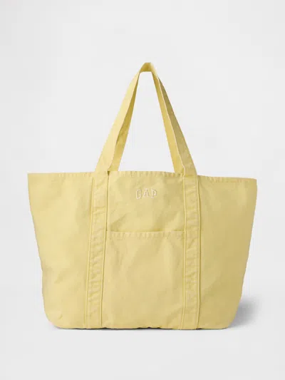 GAP ロゴトートバッグ バナナイエロー gap-logo-tote-bag-pale-banana-