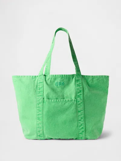 Gap Logo Tote Bag In Poison Green