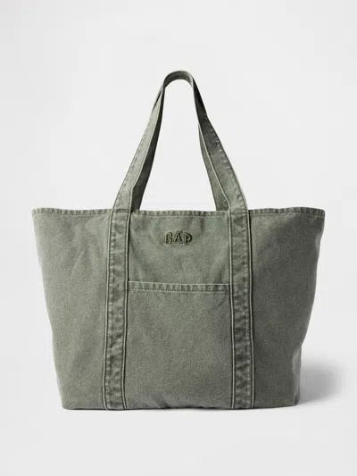 Gap Logo Tote Bag In Thyme Green