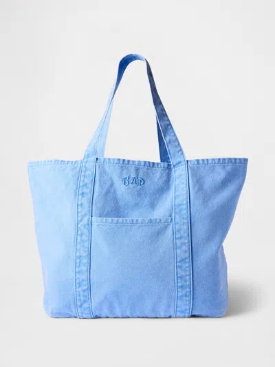 Gap Logo Tote Bag In Union Blue