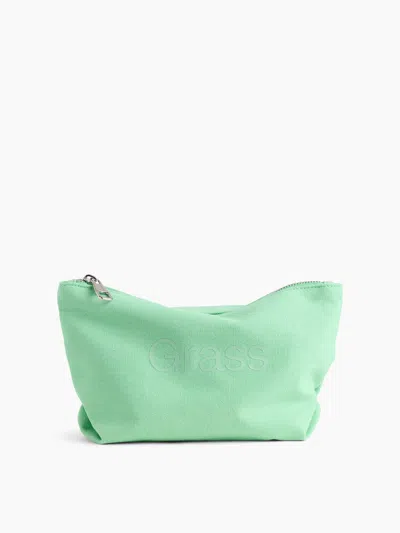 Gap Logo Zip Pouch In Grass Green