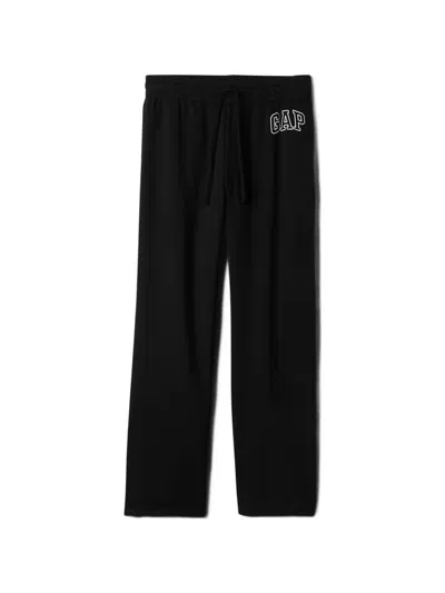 Gap Logo-patch Track Pants In Black