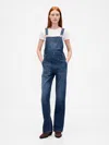 Gap Long & Lean Overalls In Blue