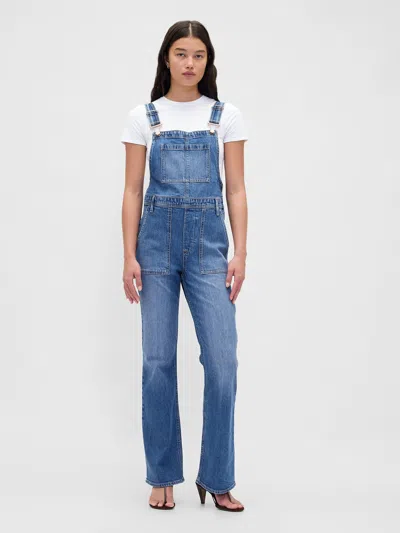 Gap Long & Lean Overalls In Purple