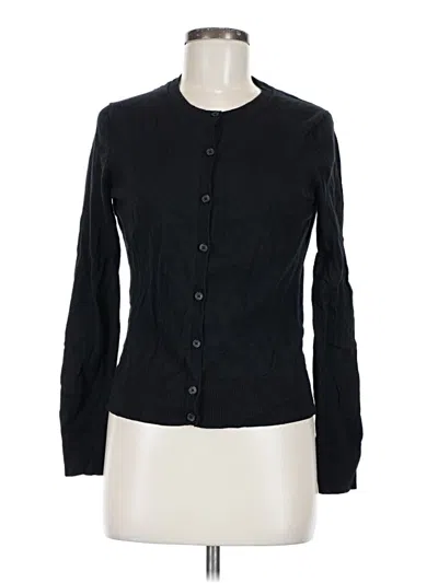 Pre-owned Gap Long Sleeve Blouse In Black