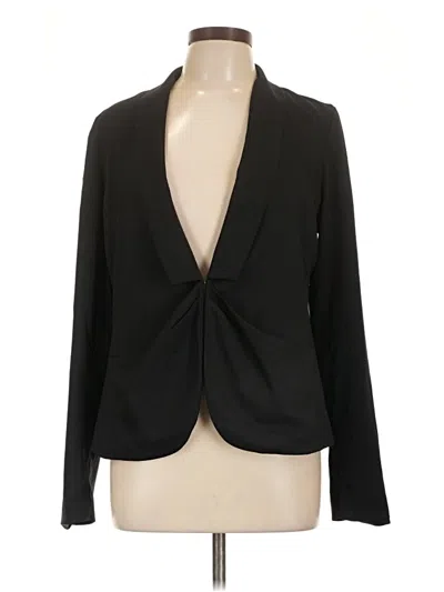 Pre-owned Gap Long Sleeve Blouse In Black