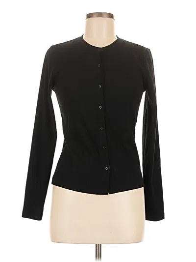 Pre-owned Gap Long Sleeve Blouse In Black