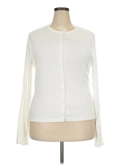 Pre-owned Gap Long Sleeve Blouse In Ivory