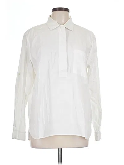 Pre-owned Gap Long Sleeve Blouse In Ivory