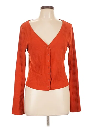 Pre-owned Gap Long Sleeve Blouse In Orange