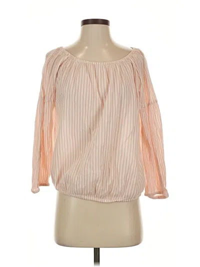 Pre-owned Gap Long Sleeve Blouse In Orange