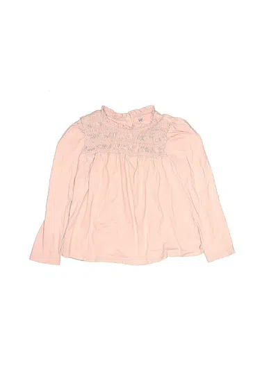 Pre-owned Gap Kids' Long Sleeve Blouse In Pink