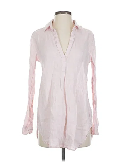 Pre-owned Gap Long Sleeve Blouse In Pink