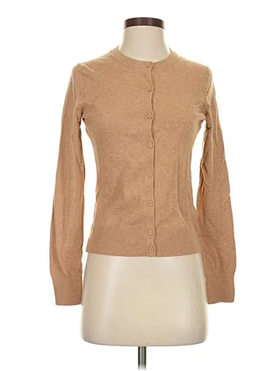 Pre-owned Gap Long Sleeve Blouse In Tan